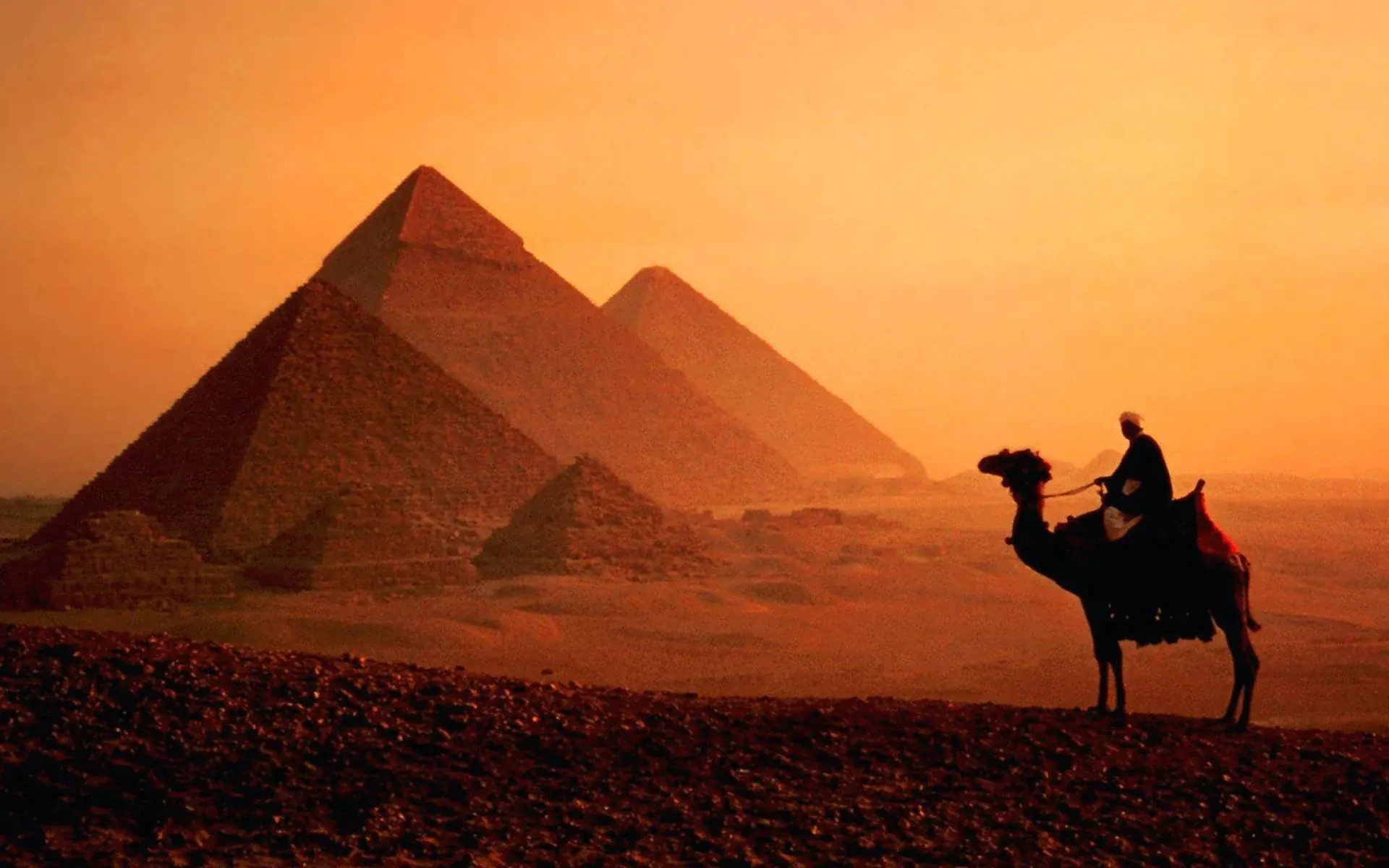 Paisaje desértico de Egipto