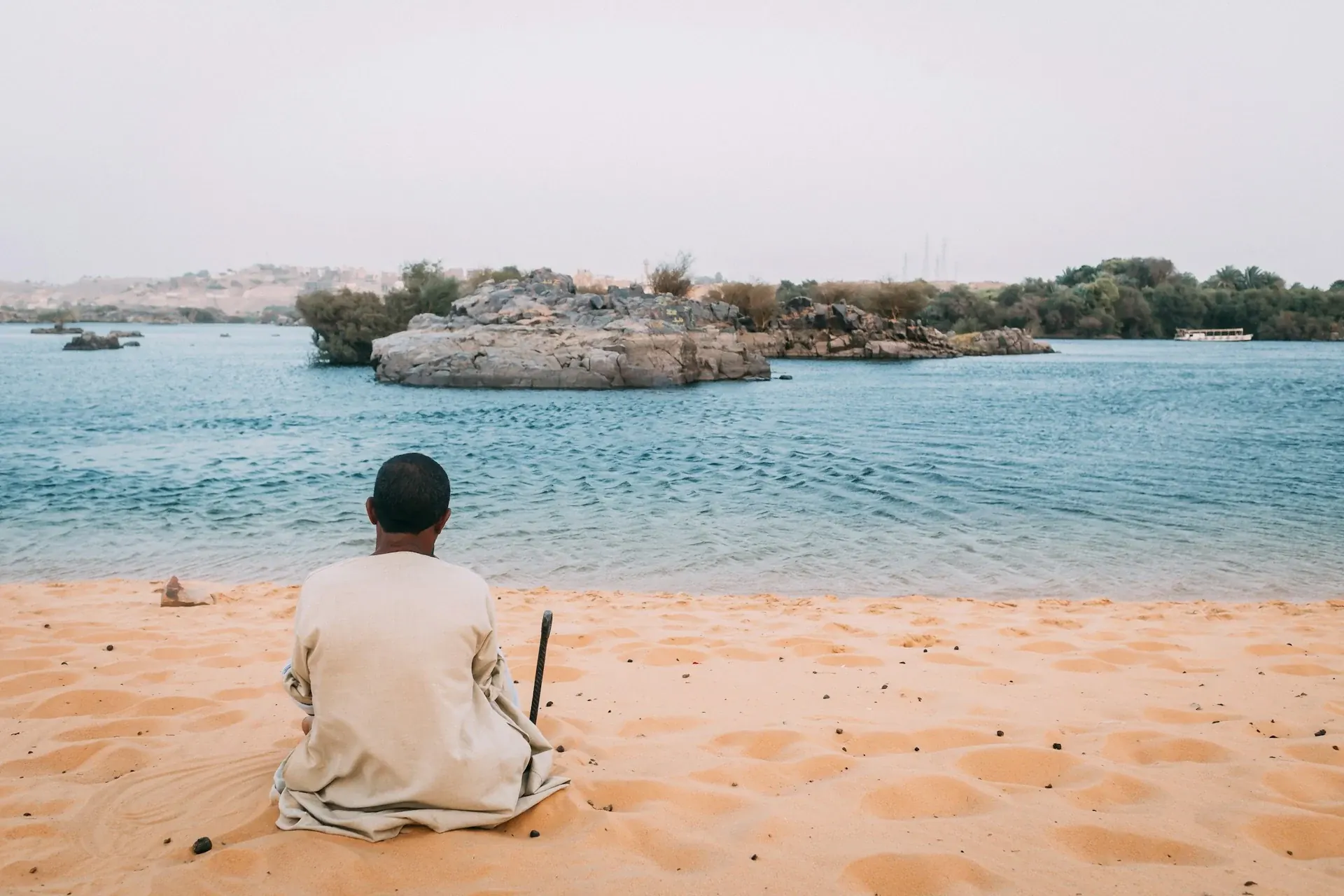 Un momento de descanso en Egipto: imagen ilustrativa del ambiente local